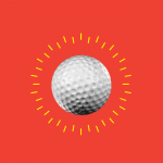 gráficos deportivos para golf de una pelota de golf para spot de tv
