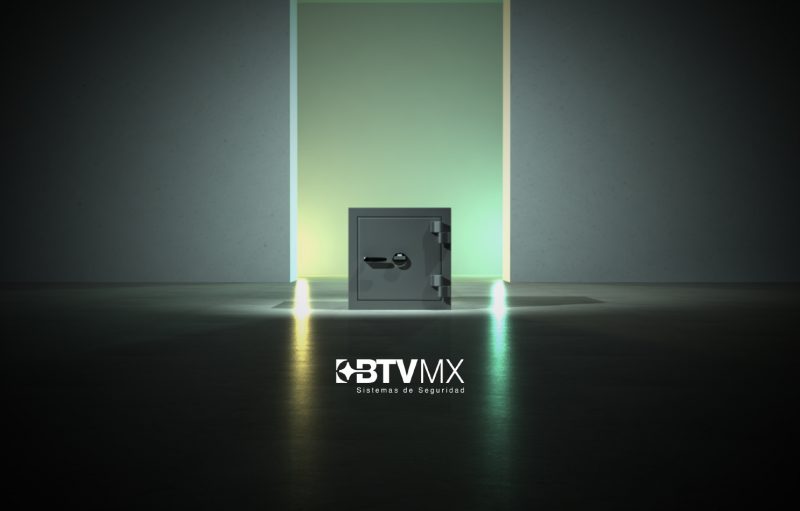 caja fuerte como parte del diseño gráfico propuesto para video corporativo BTVMX