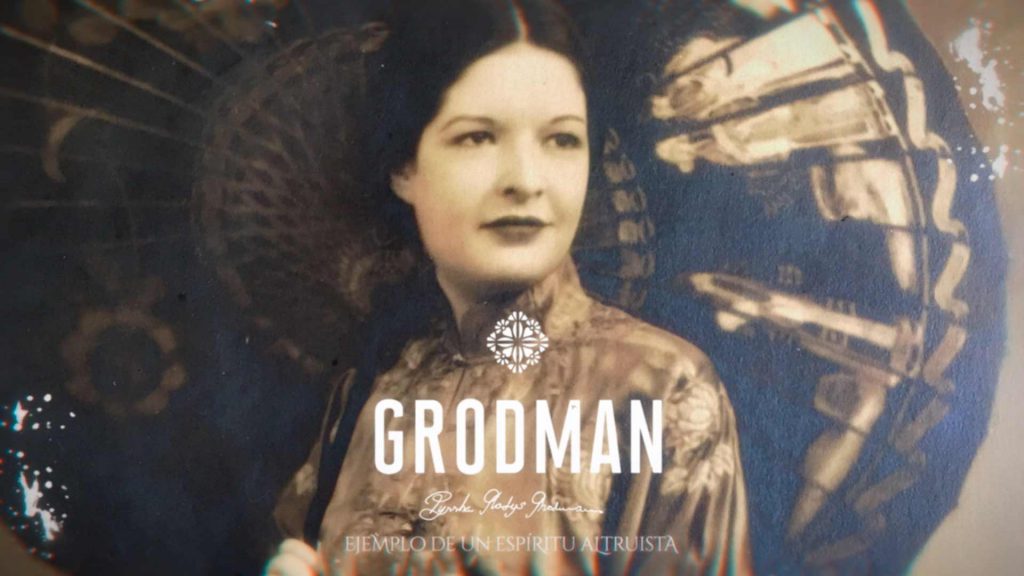 portada para video homenaje para gladys grodman y la fundación grodman