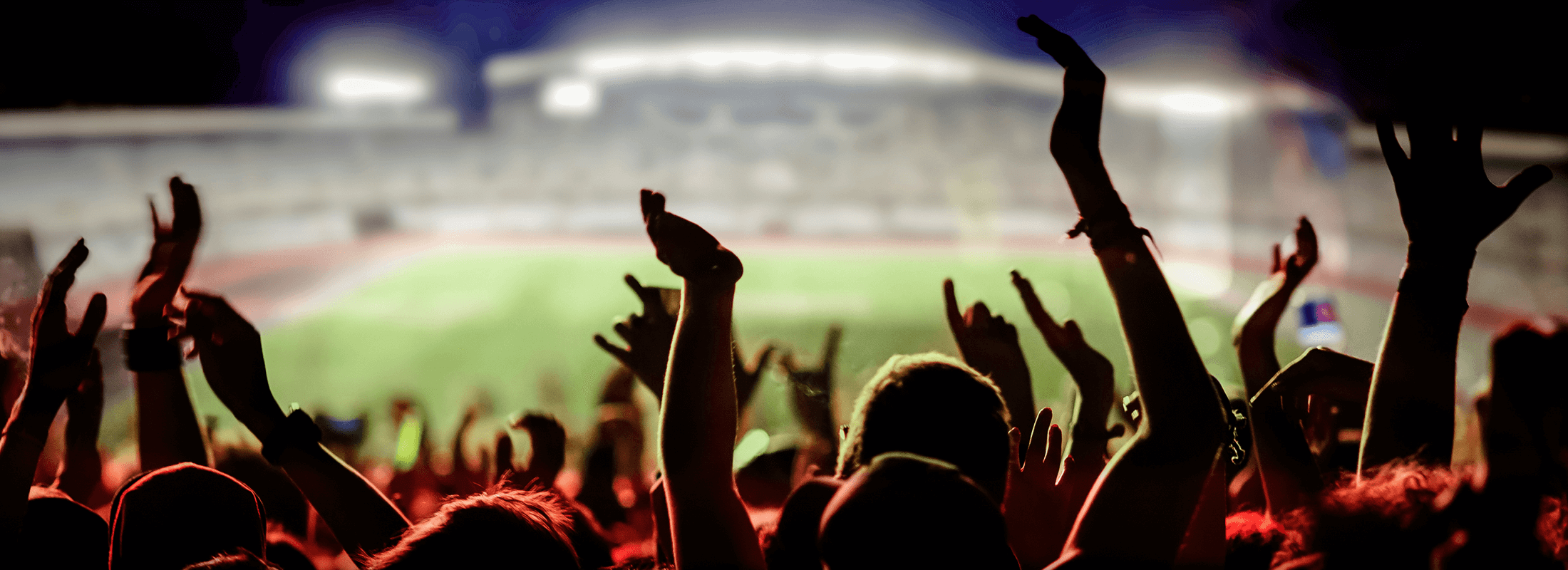 La emoción de los gráficos en estadios deportivos.