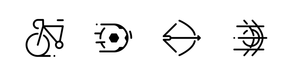 ley de cierre en gestalt para diseño de gráficos deportivos